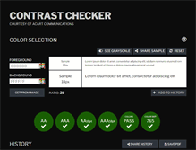Tablet Screenshot of contrastchecker.com